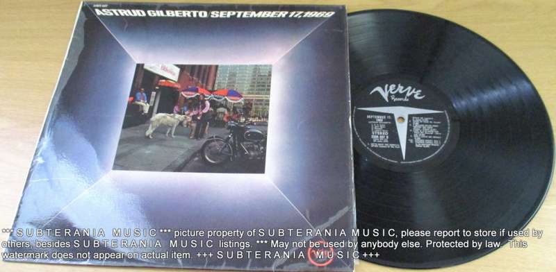 ASTRUD GILBERTO September 17 1969  VINYL RECORD