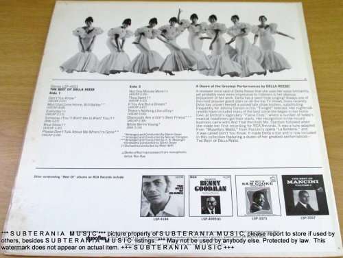 DELLA REESE  The Best Of  VINYL RECORD