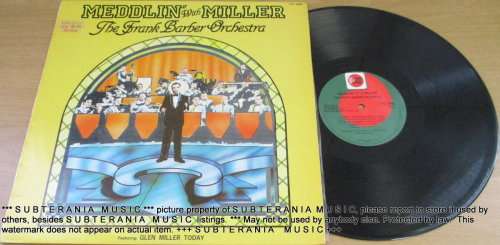 THE FRANK BARBER ORCHESTRA Meddlin` with Miller  VINYL RECORD