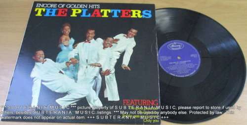 THE PLATTERS Encore of Golden Hits VINYL RECORD