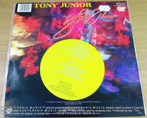TONY JUNIOR BRAZIL includes When a Man Loves a Woman  VINYL RECORD