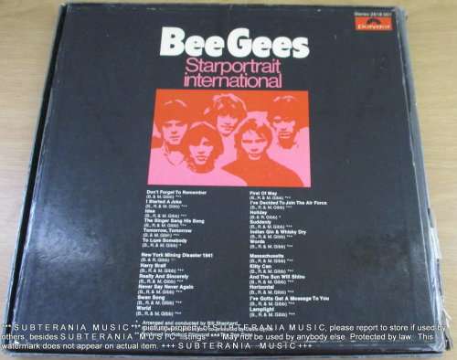 BEE GEES  STARPORTRAIT iNTERNATIONAL BOX SET VINYL RECORD