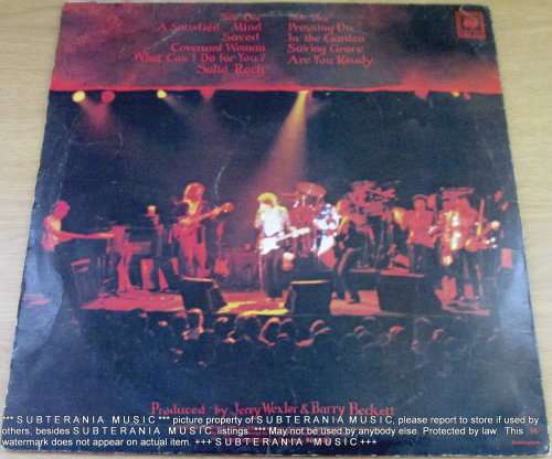 BOB DYLAN Saved VINYL RECORD