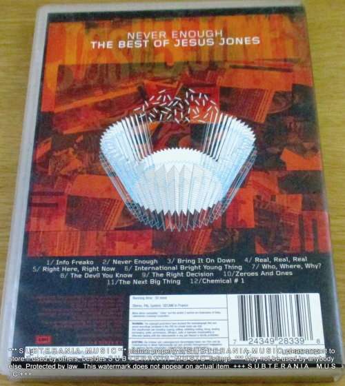 JESUS JONES Never Enough The Best Of Jesus Jones