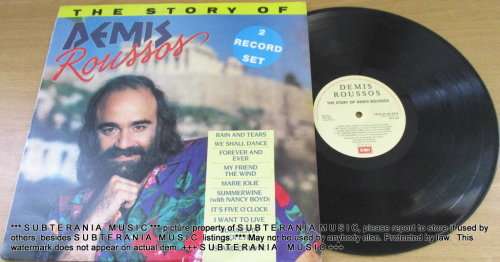 DEMIS ROUSSOS The Story Of Demis Roussos 2 x VINYL RECORD