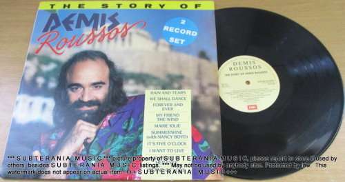 DEMIS ROUSSOS The Story Of Demis Roussos 2 x VINYL RECORD