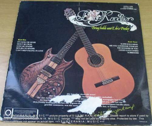 DIE KAVALIER Bring Hulde aan Elvis Presley VINYL RECORD