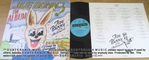 JIVE BUNNY AND THE MASTER MIXES The Album VINYL RECORD