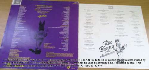 JIVE BUNNY AND THE MASTER MIXES The Album VINYL RECORD
