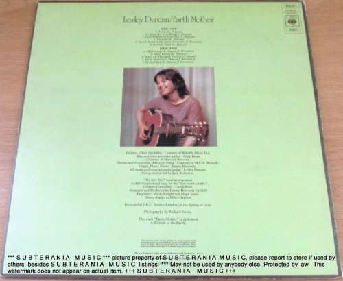 LESLEY DUNCAN Earth Mother  VINYL RECORD