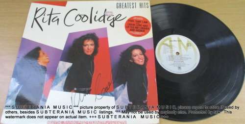 RITA COOLIDGE Greatest Hits  VINYL RECORD
