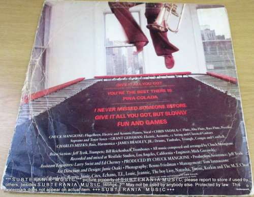 CHUCK MANGIONE Fun And Games RECORD