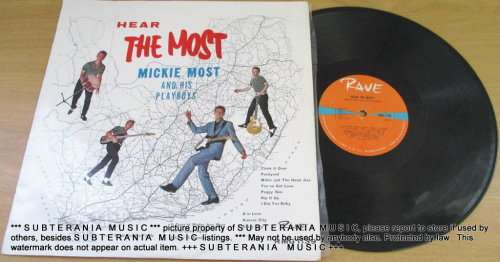 MICKIE MOST AND THE PLAYBOYS  Hear The Most  VINYL RECORD