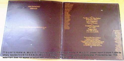 NEIL DIAMOND  Serenade VINYL RECORD