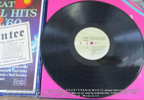 Great Original Hits Of The '50s And '60s 9 X Record BOX SET VINYL RECORD
