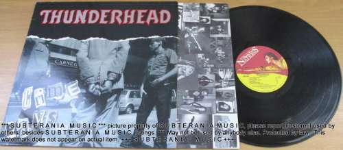 THUNDERHEAD  Crime Pays 1991 UK VINYL RECORD