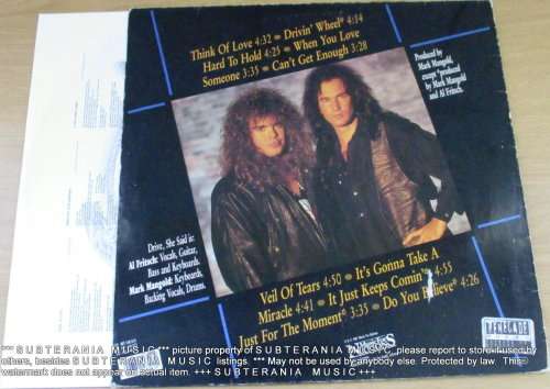 DRIVE SHE SAID Drivin` Wheel VINYL RECORD