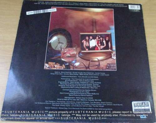 HELIX No Rest for the Wicked VINYL RECORD