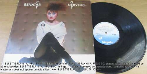 BONNIE TYLER Get Nervous VINYL RECORD