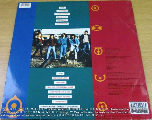 RETURN TO ZERO  RTZ  VINYL RECORD