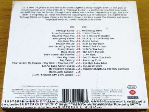 THE UNDERTONES True Confessions (SinglesAs+Bs) 2 X CD digipak