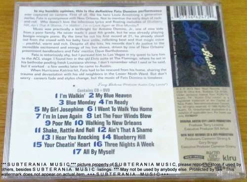 FATS DOMINO Live From Austin TX CD + DVD