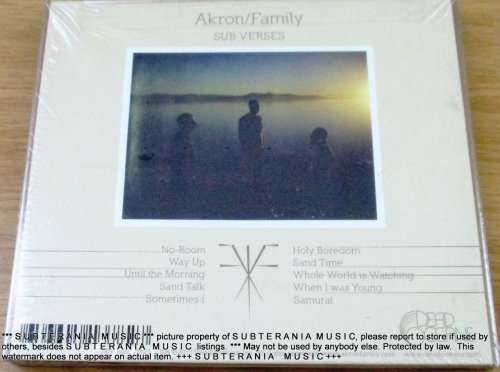 AKRON/FAMILY Sub Verses CD