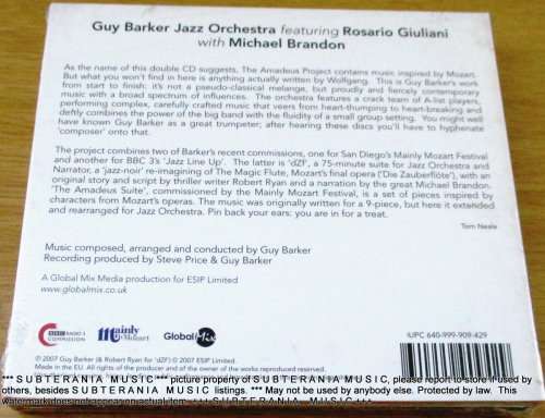 GUY BARKER The Amadeus Project 2 x CD