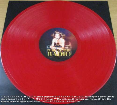 MADONNA Turn Up The Radio (Remixes)  RED VINYL Record