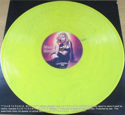 MADONNA Turn Up The Radio (Remixes)  YELLOW VINYL Record