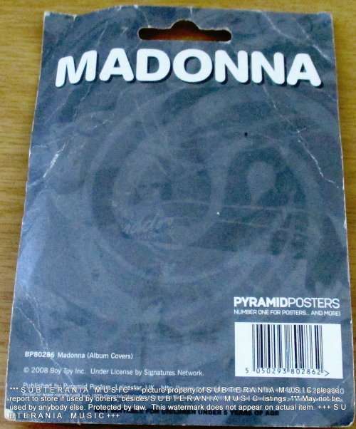 MADONNA 4 X 38mm Official Button Badge Pack