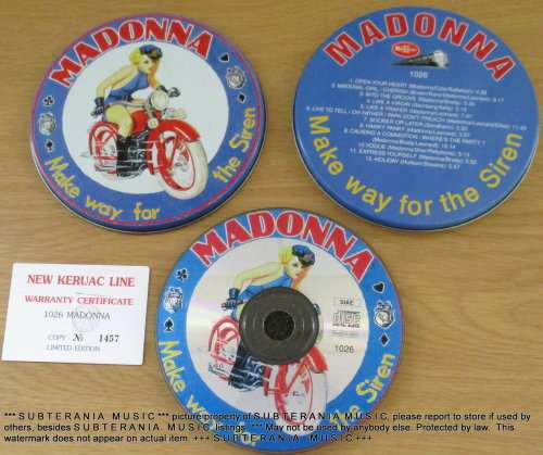 MADONNA Make Way For The Siren CD TIN BOX Ltd Edition