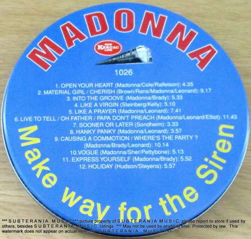 MADONNA Make Way For The Siren CD TIN BOX Ltd Edition