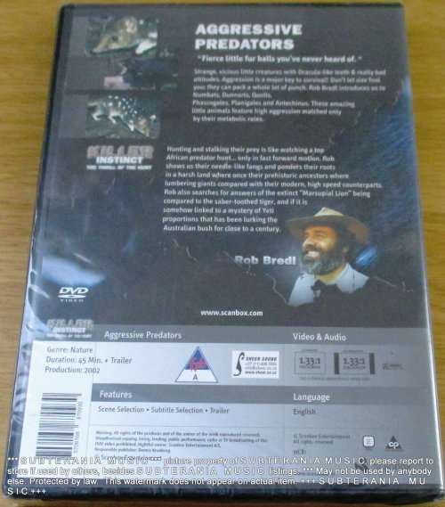 KILLER INSTINCT The Thrill of the Kill AGGRESSIVE PREDATORS  [sealed]  [BBOX 1]