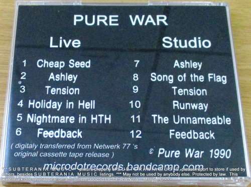 PURE WAR Pure War Cdr