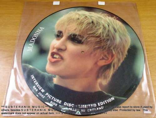 MADONNA Interview Picture Disc Ltd Edition VINYL Record