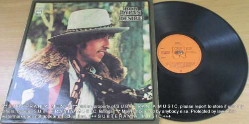 BOB DYLAN Desire VINYL RECORD