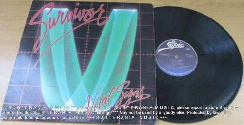 SURVIVOR Vital Signs VINYL RECORD