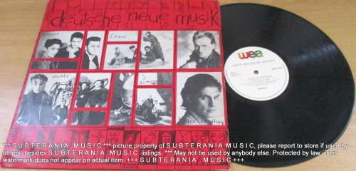 Various DEUTSCHE NEUE MUSIK RECORD features KRUPPS Peter Schilling