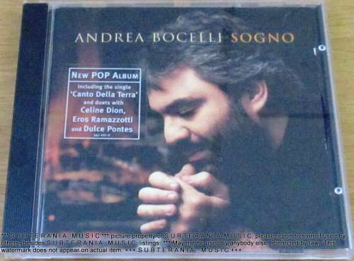 ANDREA BOCELLI Sogno  [Shelf G Box 20]