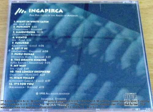 INGAPIRCA Pan Pipe Flute From  the Andes America  [Shelf G Box 23]
