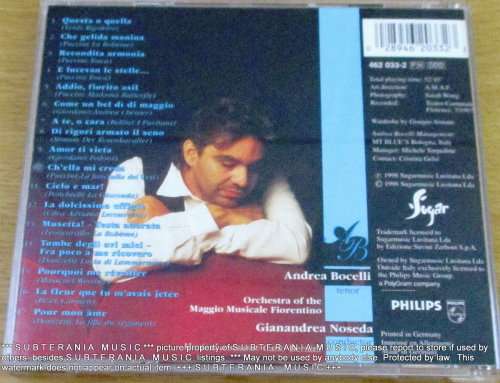 ANDREA BOCELLI The Opera Album ARIA  [Shelf G Box 23]