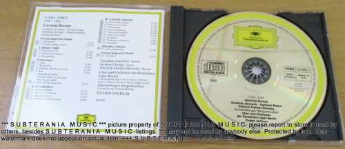 CARMINA BURANA Carl Orff  [Shelf G Box 24]