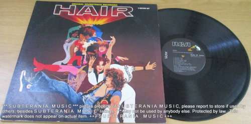 O.S.T. HAIR 2 X VINYL RECORD