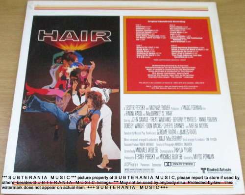 O.S.T. HAIR 2 X VINYL RECORD