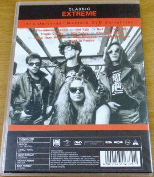 EXTREME Classic Extreme Video Collection DVD