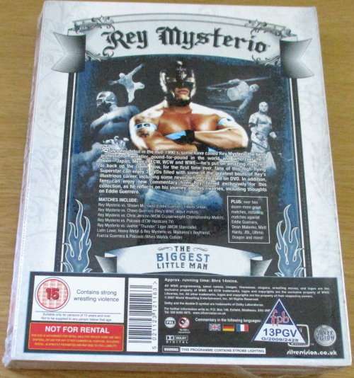 WWE Rey Mysterio The Biggest Little Man  3 X DVD  [sealed]