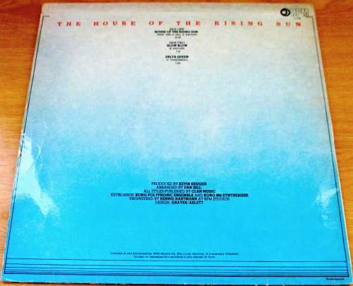 HOT RS The House of the Rising Sun SA Press VINYL RECORD