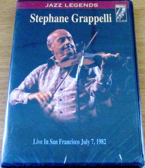 STEPHANE GRAPPELLI Live In San Francisco July 7, 1982 All Regions PAL DVD