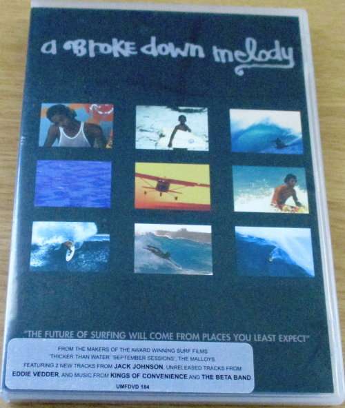 A BROKE DOWN MELODY DVD includes Jack Johnson Eddie Vedder